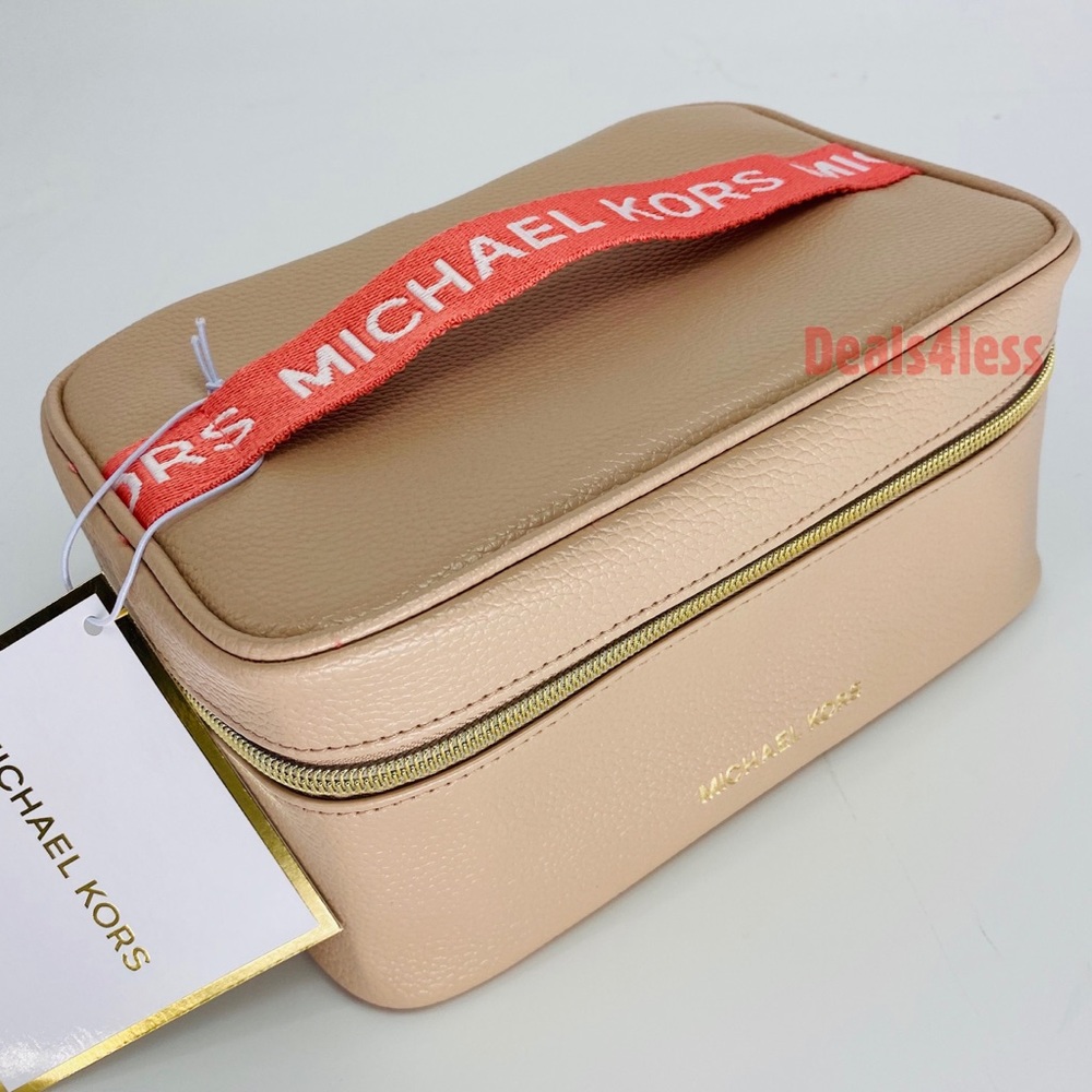 Michael Kors Pouch Cosmetic Bag Train Case Travel - Picture 2 of 8